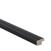 Corniche cache-lumière "Pasilla" noir l.240 x h.3,5 cm - GoodHome - Brico Dépôt