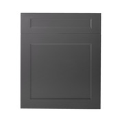 Façade 1 porte + 1 tiroir 60cm "Florie"anthracite mat - L. 59.7 x H. 71.5cm - Cooke and Lewis - Brico Dépôt