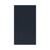 Façade 1 porte + 1 tiroir "Artemisia" bleu nuit l.39,7 x h.71,5 cm - GoodHome - Brico Dépôt