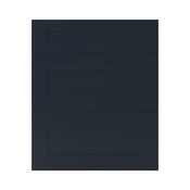 Façade 1 tiroir + 2 casseroliers "Artemisia" bleu nuit l.59,7 x h.71,5 cm - GoodHome - Brico Dépôt