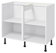 Caisson bas blanc - L. 100 x H. 87 x P. 57cm - Cooke and Lewis - Brico Dépôt