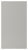 Façade 1 porte "Stevia" gris mat l.39,7 x h.71,5 cm - GoodHome - Brico Dépôt