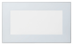 Façade 1 porte vitrée sur-hotte 60cm "Jarod" blanc givré - L. 59.7 x H. 35.6cm - Cooke and Lewis - Brico Dépôt