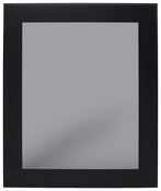 Façade 1 porte vitrée "Winterana" noir fumé l.59,7 x h.71,5 cm - GoodHome - Brico Dépôt