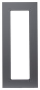 Façade 1 porte vitrée "Stevia" anthracite l.29,7 x h.71,5 cm - GoodHome - Brico Dépôt
