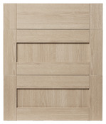 Façade 1 tiroir + 2 casseroliers 60cm "Coline" chêne clair - L. 59.7 x H. 71.5cm - Cooke and Lewis - Brico Dépôt