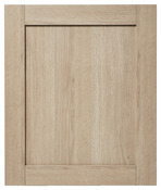 Façade 1 porte 60cm "Coline" chêne clair - L. 59.7 x H. 71.5cm - Cooke and Lewis - Brico Dépôt