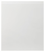 Façade colonne 60cm "Glorian" blanc brillant l. 59.7x H. 68.7cm - Cooke and Lewis - Brico Dépôt