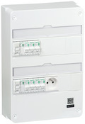 Tableau monté câblé, 2 rangées, 26 modules T1/T2/T3 - Schneider Electric - Brico Dépôt