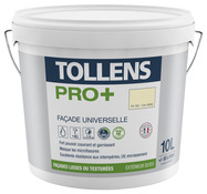 Peinture façade ton pierre mat Tollens Pro 10L - Tollens - Brico Dépôt