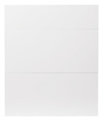 Façade 1 tiroir + 2 casseroliers "Balsamita" blanc l.59,7 x h.71,5 cm - GoodHome - Brico Dépôt