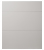 Façade 1 tiroir + 2 casseroliers 60cm "Adèle" gris mat - L. 59.7 x H. 71.5cm - Cooke and Lewis - Brico Dépôt