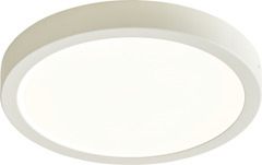 Plafonnier blanc rond LED intégrée "Aius" Ø21,5 cm - Colours - Brico Dépôt