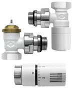 Kit valve blanche + bouchons + tête thermostatique   - DéLonghi - Brico Dépôt