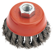 Brosse boisseau à fils torsadés pour meuleuse 80 mm - Universal - Brico Dépôt