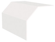 Bavette rénovation pour fenêtre PVC blanc P.10 x l.10 cm - GoodHome - Brico Dépôt