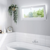 Châssis abattant PVC blanc 1 vantail h.45 x l.120 cm - GoodHome - Brico Dépôt