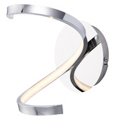 _RETRAIT_SOLDES__Applique murale argent LED intégrée "Pegmati" H.22 cm x L.14 cm - GoodHome - Brico Dépôt