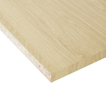 Tablette mélaminée chêne L. 2 x l. 0,5 m - Ép. 18 mm - Brico Dépôt