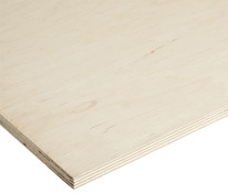 Panneau prédécoupé contreplaqué Bouleau L. 810 x l. 405 mm - Ep. 12 mm - Brico Dépôt