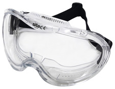 Lunettes de protection avec serre-tête élastique réglable - Brico Dépôt