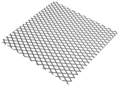 Tôle métal déployé acier - mailles 6 mm - L. 50 x l. 25 cm - Brico Dépôt