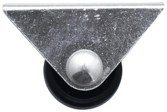 Roulette fixe PP noir - Ø 2 cm - 10 kg - Brico Dépôt