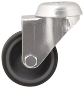 Roulette pivotante PU gris - H. 6,84 x Ø 5 cm - 30 kg - Brico Dépôt