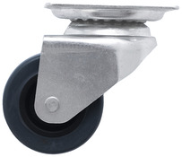 Roulette pivotante TPR gris - Ø 5 cm - 40 kg - Brico Dépôt
