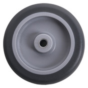 Roulette fixe PVC noir - Ø 7,5 cm - 45 kg
 - Brico Dépôt