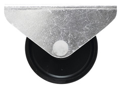 Roulette fixe nylon noir - Ø 4,5 cm - 20 kg - Brico Dépôt