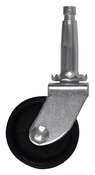 Roulette pivotante nylon noir - Ø. 4 cm - 15 kg - Brico Dépôt