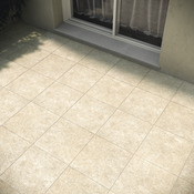 Carrelage de sol extérieur "Vaucluse" beige - l. 45,5 x L. 45,5 cm - Brico Dépôt