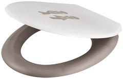 Abattant soft close "Genoa" homme/femme - GoodHome - Brico Dépôt