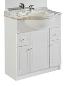 Plan de toilette "Majorca" 63 cm marbre - Brico Dépôt