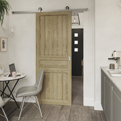 Porte coulissante "Ordesa" H. 204 cm x Larg. 83 cm x ép. 40 mm - Brico Dépôt