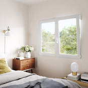 Fenêtre PVC blanc oscillo-battante 2 vantaux h.105 x l.120 cm - GoodHome - Brico Dépôt