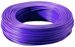 Fil électrique H07VU violet 1,5 mm² longueur 100 m pour installation domestique - Brico Dépôt