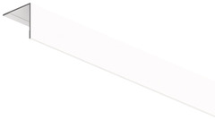 Habillage en L pour fenêtre alu - Blanc - 3,5 x 3,5 - GoodHome - Brico Dépôt