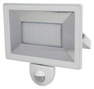 Projecteur "Weyburn" 30W à détecteur 2400 lm - Blanc - Brico Dépôt