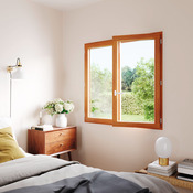 Fenêtre bois battante 2 vantaux H.75 x l.120 cm - GoodHome - Brico Dépôt