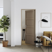 Bloc-porte "Connemara" chêne gauche - 83 cm - GoodHome - Brico Dépôt