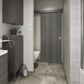 Porte coul "Alpille" chêne gris 83 cm - Brico Dépôt