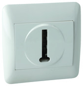 Prise téléphone "OME" blanc - Brico Dépôt