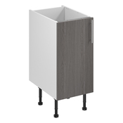 Meuble bas "Basilie" imitation chêne gris l.40 x h.72 x p.57 cm 1 porte - Brico Dépôt