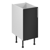 Meuble bas "Heline"noir mat l.40 x h.72 x p.57 cm 1 porte - Brico Dépôt