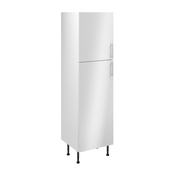 Colonne "Dorice" blanc brillant l.60 x h.201 x p.57 cm 2 portes - Brico Dépôt