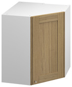 Meuble d'angle haut "Ilona" imitation chêne massif l.63 x h.72 x p.32 cm 1 porte - Brico Dépôt