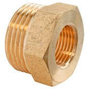 Réduction laiton Mâle 20/27 (3/4") - Femelle 12/17 (3/8") - Somatherm - Brico Dépôt