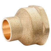 Lot de 2 raccords laiton droit à souder sur tube cuivre Ø16 - Sortie Femelle 20/27 (3/4") - Somatherm - Brico Dépôt